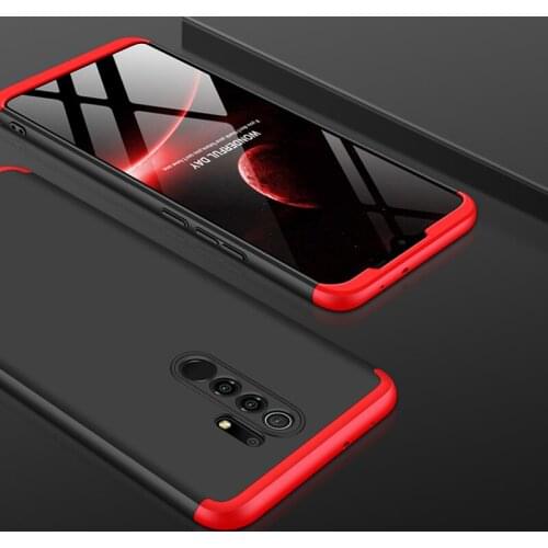 360 Degree Full Cover for Xiaomi Redmi 9 Case Hard 3 in 1 Hybrid Armor Phone Case for Xiaomi Redmi 9A 9C Shockproof Back Cover