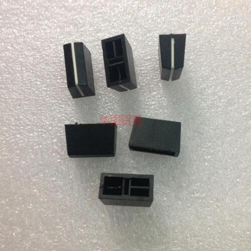 10pcs mixer fader knob for PIONEER fader cap knob straight slide potentiometer fader hole 6mm for PROFESSINOAL PARTS