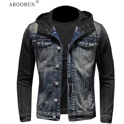 ABOORUN Hooded Jackets For Men