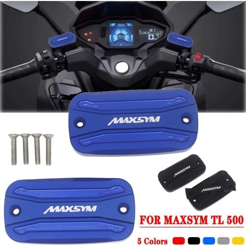 2 Pieces Motorcycle Accessorie Front Brake Clutch Fluid Reservoir Cap Cover For SYM MAXSYM TL500 Maxsym TL 500 tl500 2020 2 Pie