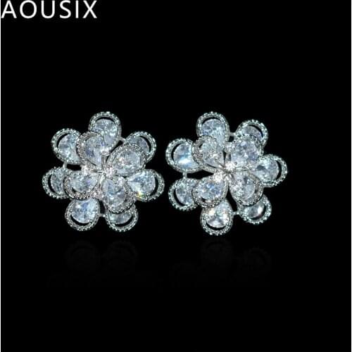 Серьги-гвоздики AOUSIX China At AliExpress