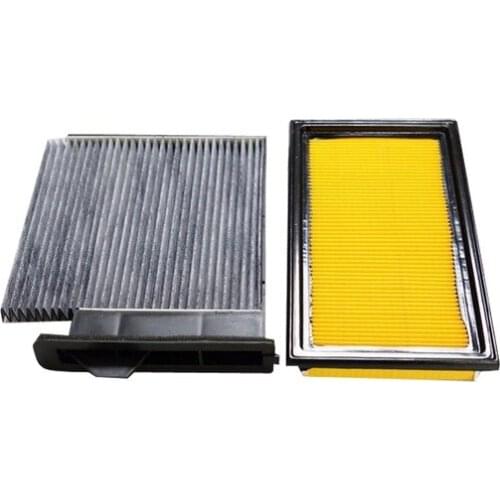 Car Air Filter+cabin Filter 2pcs for Nissan Versa C11 2006-2012 C17 2012-2019 1.6l 1.8l Filter Set Oem 16546-ed500 27891-ed50a