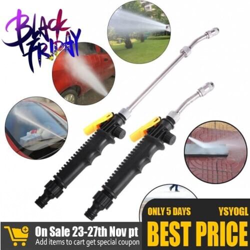 Automobiles High Pressure Power Washer Nozzle Garden Water Guns Flow Controls Car Water Gun Car Wash Clean Tools With Foam Box