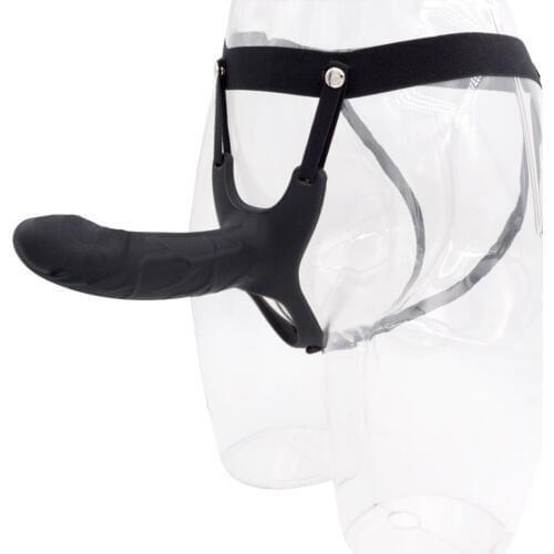 Big Hollow Strap-On Dildo Penis Extender Sex Toys for Men Delay Ejaculating Strapon Dildo Harness Set Fetish Sex Toys for Couple