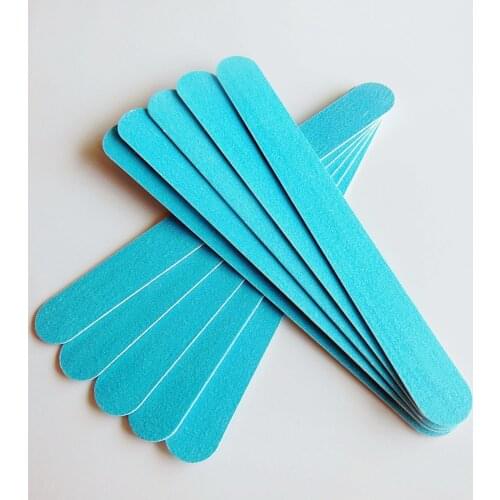 50 pcs random colour wood nail file nail boards nail beauty tool manicure tool wooden emery board for real nail