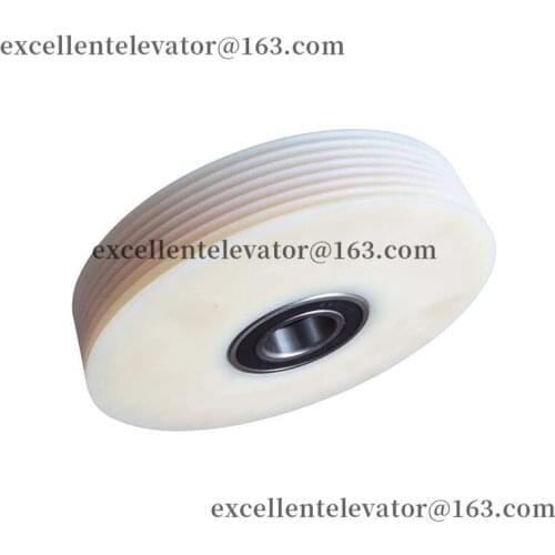 GOA198E Escalator Drive Sheave 198x35x7 Double Bearing 6207 Use for 506CNE