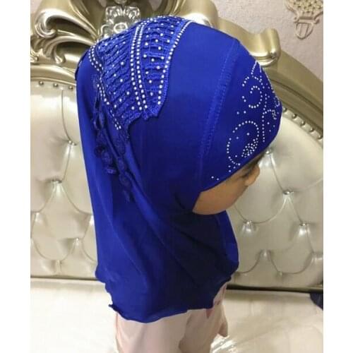 H1082 beautiful small girl hijab with lace on back,muslim scarf,fast delivery