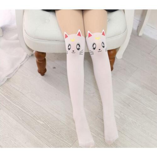 Summer ChildrenS Girls Stocking Cartoon Tight Kids Fashion Pantyhose Girls Bottoming Stitching Velvet Tights Stockings Gaotong