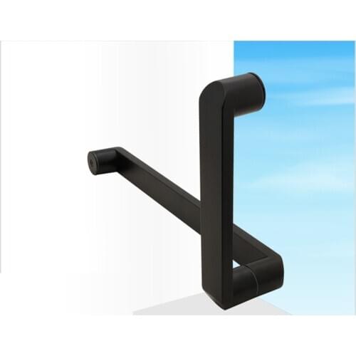 Matte Black Shower Room Handle Glass Door Handle