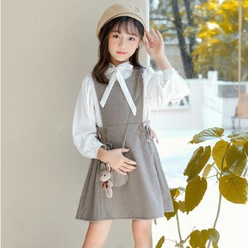 New Childrens Clothing Parent-Child Matching Outfit Childrens Shirt Girls' Dress Suit Kids Clothes Baby Girl Clothes