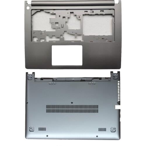 NEW FOR Lenovo Ideapad S400 S405 S410 S415 C Shell Palmrest Cover /D shell Bottom Case/Palmrest Cover+Bottom Case silver