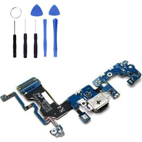 New USB Charging Port Jack Dock Plug Connector Charge Board Flex Cable Mobile Phone Parts FOR Samsung NOTE 9 N960