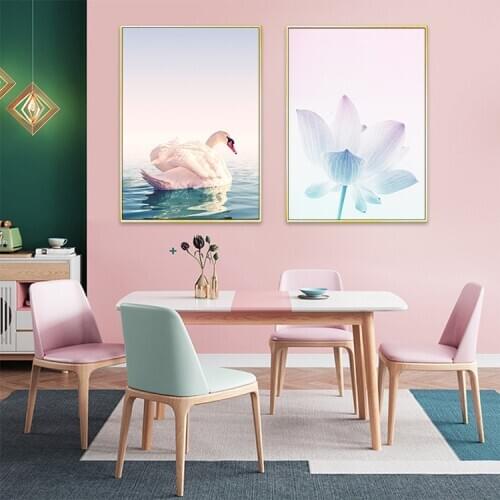 Hanging Painting Modern Minimalist Nordic Style Decorative Paintings Ins Wind Swan Living Room Sofa Background Restaurant