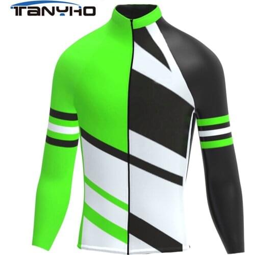 Tanyho 2018 New Long Sleeve Cycling Jersey MTB Bike Clothing Wear Autumn Breathable Bicycle Clothes Ropa De Ciclismo Cycle