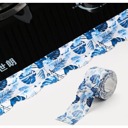 2.8mx50mm Bathroom Shower Sink Bath Sealing Strip Tape Color PVC Self Adhesive Waterproof Wall Sticker For Bathroom Kitchen