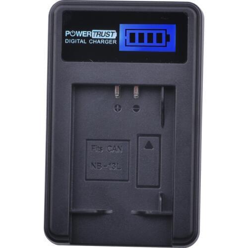 NB-13L NB 13L NB13L LCD USB Battery Charger for Canon PowerShot G5X G7X G9X G7 X Mark II G9 X,SX620 SX720 SX730 HS