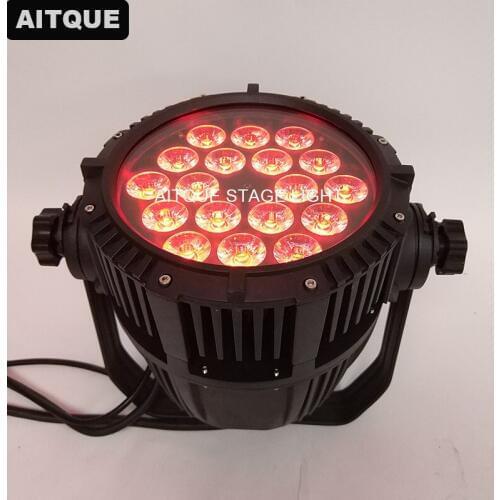 10lot Stage light effect led par 18x18w par led rgbwa uv uplight led par ip65 waterproof par
