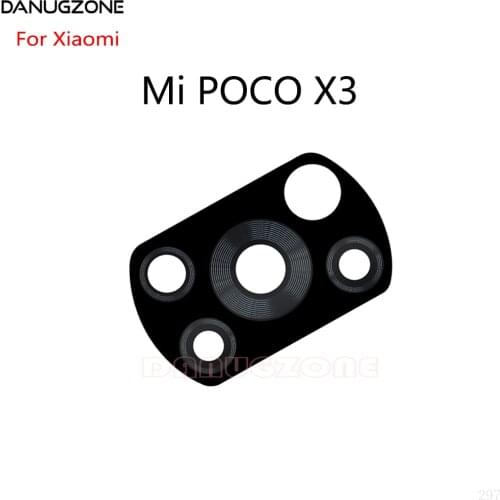 10PCS/Lot For Xiaomi Mi POCO X3 Back Lens Rear Camera Glass Lens Mirror