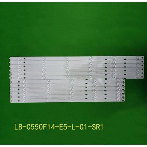 120pcs LED backlight Strips LB55061 LB-C550F14-E4-S-G1-SE2 SVJ550AD6 For 55D3000/55D2000 55D3700I LE55A6R9A LU55V809 C550F15-E6