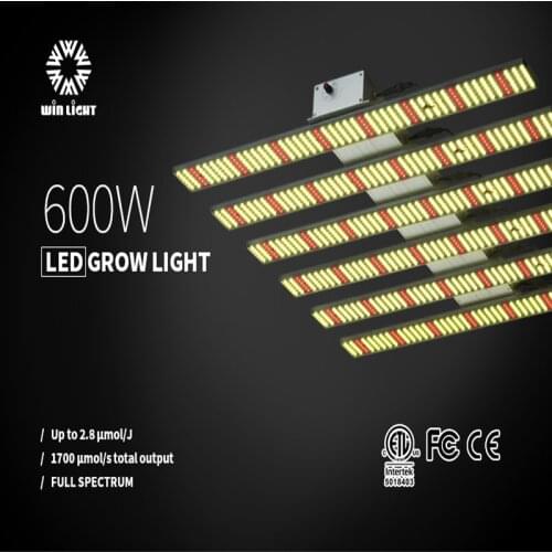 600W 1000W Full Spectrum Led Grow Light Strips 4 Bar Led Garden Light Dimmable Seedling Grow Light 660nm Phyto Lamp for Plants