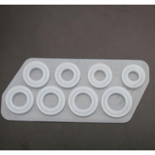 8Pcs US Size 5-12 Assorted Sizes Ring Silicone Mold Jewelry Resin Casting Mold