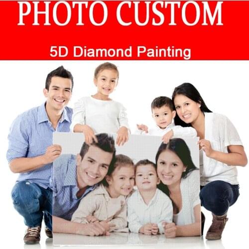 DIY PHOTO CUSTOM Diamond Painting Picture Square Rhinestones Diamond Embroidery Beadwork Cross Stitch 5D Mosaic Home Decor P