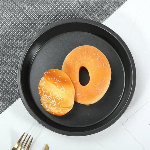Carbon Steel Non-Stick Baking Tray Cake Loaf Form round Plate French Toast Bakeware Pizza Grill Baking Mold