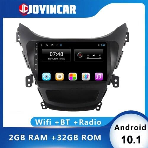 JOYINCAR Android 9.1 For HYUNDAI ELANTRA Avante 2011 2012 2013 2014 2015 2016 Car Multimedia Player Navigation GPS Radio