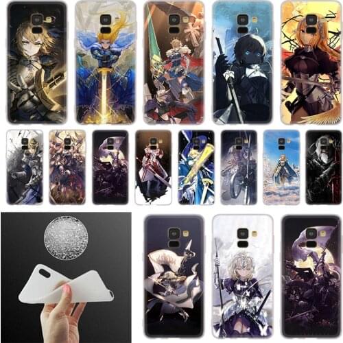 Phone Case For Samsung Galaxy A10 A20 A30 A40 A50 A51 A70 A6 A8 Plus A7 A9 2018 A3 A5 2017 Jeanne D'Arc Fate Apocrypha Anime