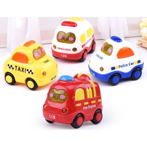 Baby Musical Car Toy for Toddler 0-12 Months Mini Car Toy Car Fire truck 1 Year Old Children Birthday Gift Car Kids Toy