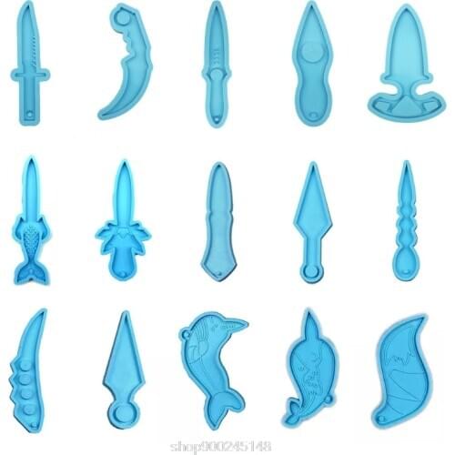 DIY Keychain Pendant Silicone Mould Handmade Crafts Key Ring Jewelry Making Tool Crystal Epoxy Resin Mold D07 20 Dropshipping