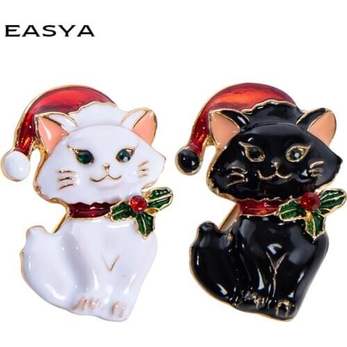 EASYA Black Brooches For Clothes