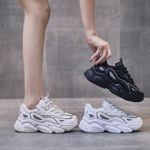 Women Sneakers 2021 Fashion Breathable Sneakers Women Vulcanize Shoes Woman Increase Platform Casual Sport Shoes Zapatos Deporte
