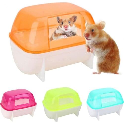 Hamster Bed Practical Comfortable Small Squirrel Washroom for Pet
