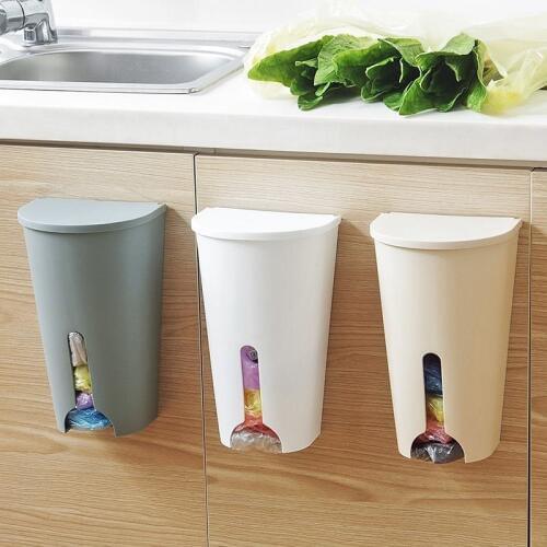 Kitchen Home Garbage Bags Storage Rack Cupboard Storage Box Organizer Case Bathroom Container Garbage Bags Storage Holder