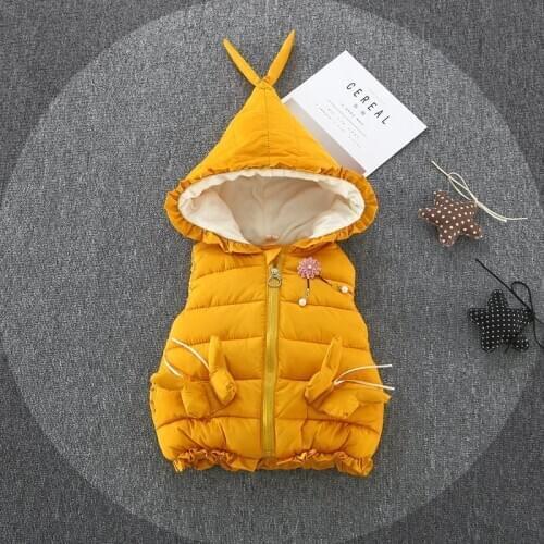 Fashion Baby Girl Vest Clothes Children Outfits Girl Waistcoats Kids Apparel Baby Girl Vest