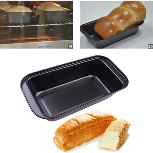 No-Stick Cake Bread decorating Mold Bakeware Carbon Steel Toast Bread Pan-Bread Pan Mold moldes de silicona para manualidades 3d