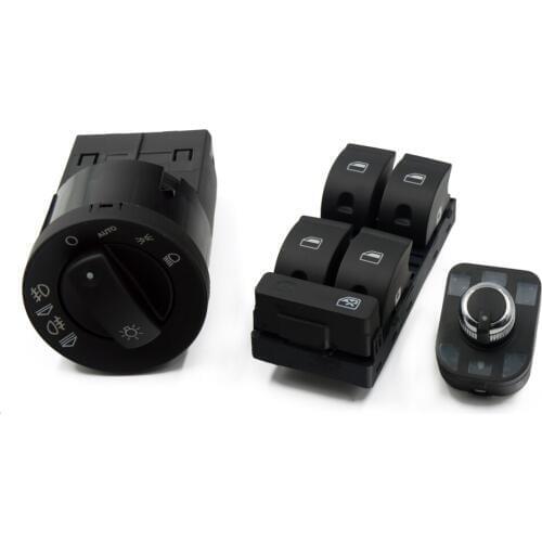 3Pcs New Power Window Headlight Mirror Switch Button For AUDI A4 8E0 959 851 8E0 941 531B 4F0 959 565