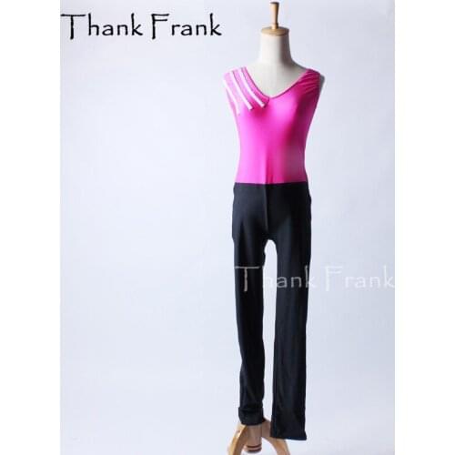 New Design Slim Jazz Modern Dance Costume With An Attached Long Unitard Fashionable Contemporary Dancewear C196