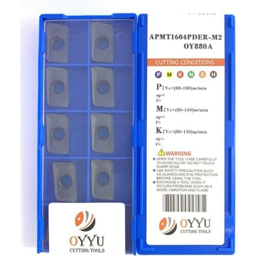 OYYU APMT1135PDER-M2 APMT1604PDER-M2 OY880A Carbide Milling Inserts APMT 1135 1604 APMT1135 APMT1604 Lathe Cutter Turning Tools