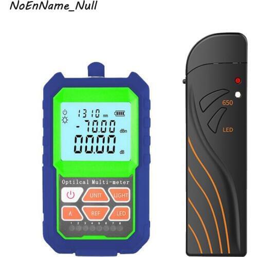 Portable Optical Multi-meter integrated RJ45 Network Tester and Fiber Optic power meter fibra OPM, 5mW Visual Fault Locator VFL