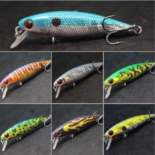 WLure 4.5g 5.9cm Tiny Sinking Minnow Carp Fishing Lure Fresh Water Use Wild Wobble Bronzing and Plating Painting M639