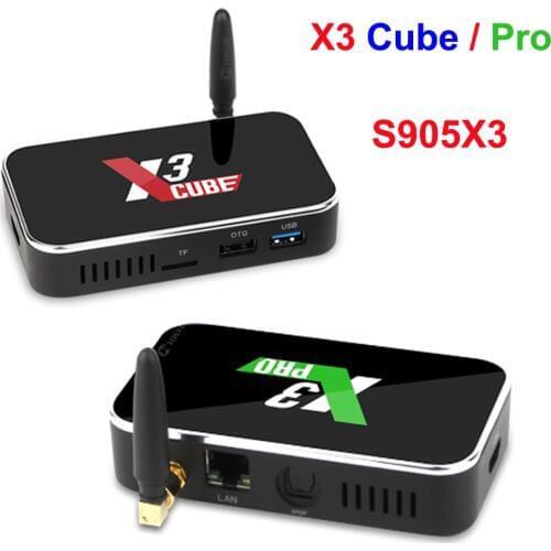 Original UGOOS X3 Pro Amlogic S905X3 Smart TV Box Android 9.0 2GB 4GB DDR4 16GB 32GB ROM 2.4G 5G WiFi BT 4K HD Media Player