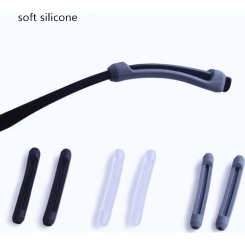 Silicone Glasses Sunglasses Slip Sets Glasses Non-slip Cover Glasses Leg Sets Anti Slip Silicone Ear Hook Kit Color Random