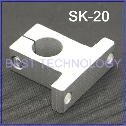 SK20 / SH 20 linear motion linear shaft end support match use linear horizontal motion round rod