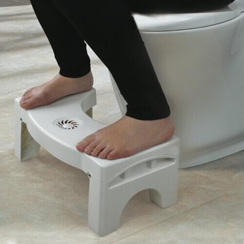 Folding Squatting Stool Non-slip Toilet Foot Stool Potty Footstool toilet stool
