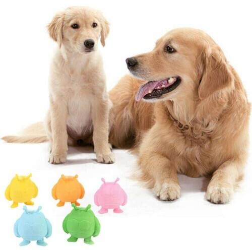 Dog Latex Material Gnawing Molar Sound Toy Funny Robot Safe Non-toxic Pet Toy