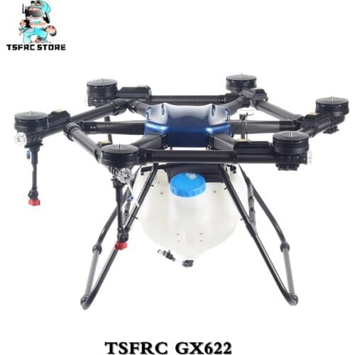 TSFRC GX622 22L Smart agricultural drone Level 22kg 6 axis plant protection drone frame with 10010 100kv motor foc 120a esc