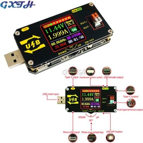 USB Color screen charging tester Numerical control voltage Buck and boost power supply Applicable model XY-UMPD