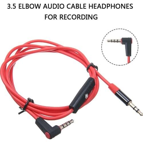 3.5mm Male to Male Car Aux Audio Extension Cable 120cm Audio Stereo Connector Cable for Dr. Dre Headphones Speaker iPhone iPod